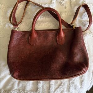 Portland leather Rainstorm crossbody